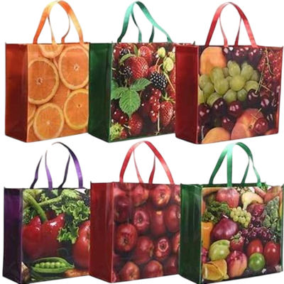Bolsas de compras no tejidas ecológicas de color sencillo diseño personalizado mercado supermercado ropa calzado comestibles bolsa portátil