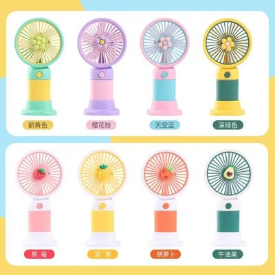 Comfortable Mini Usb Fan Powerbank Recargable Mini Fan 1800 Mah Usb portátil potente 2 en 1 ventilador de mano