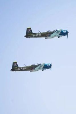 Modelo de avión de entrenamiento civil de vuelo CJ6