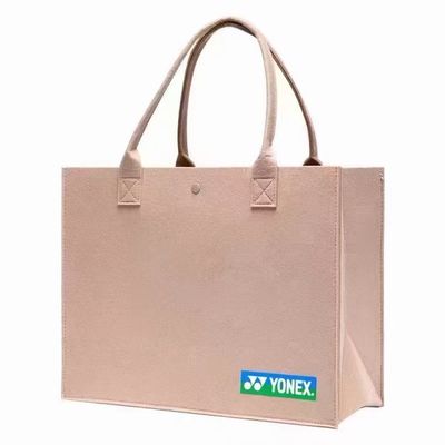 Bolsa de venta al por mayor Eco-friendly Custom RPET / No tejido / PP tejido Reutilizable Bolsa de compras Tote Bolsa de mano laminada con impresión de logotipo