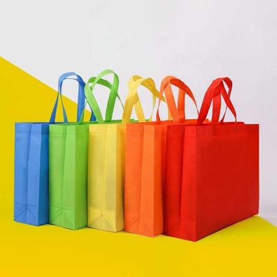 Embalaje para compradores de polipropileno reutilizable Bolsa de compras laminada no tejida Bolsa de compras pp no tejida