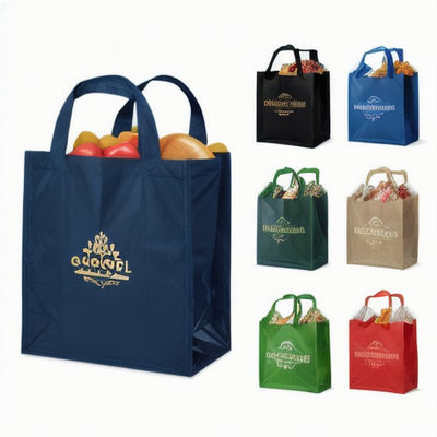 Embalaje para compradores de polipropileno reutilizable Bolsa de compras laminada no tejida Bolsa de compras pp no tejida
