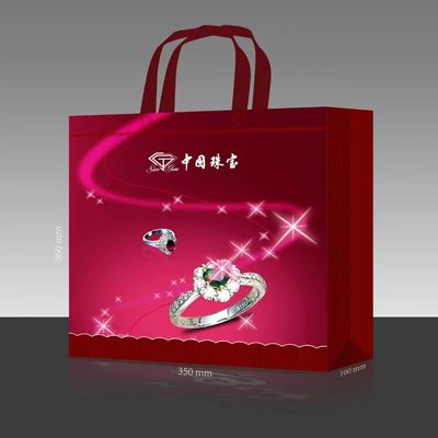 Embalaje para compradores de polipropileno reutilizable Bolsa de compras laminada no tejida Bolsa de compras pp no tejida