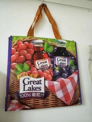 Embalaje para compradores de polipropileno reutilizable Bolsa de compras laminada no tejida Bolsa de compras pp no tejida