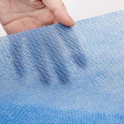 100% Pp de fábrica Directamente BFE99 Filtro Spunbond SMS Tejido no tejido Azul Ligero Muestra gratuita disponible 1 tonelada 20-120gsm