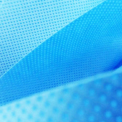 100% Pp de fábrica Directamente BFE99 Filtro Spunbond SMS Tejido no tejido Azul Ligero Muestra gratuita disponible 1 tonelada 20-120gsm