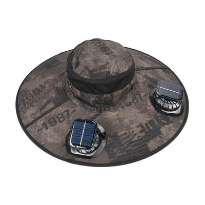 Sombrero solar recargable de ala ancha para verano, para jardín, sol, personalizable, soporte OEM, grado DIY para niños y niñas