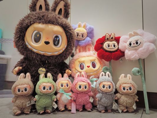 Tienda Oficial Popmart Legit The Monsters Macaron Peluches Llavero con Latidos Cajas Misteriosas Personalizadas Muñeca Labubu Original