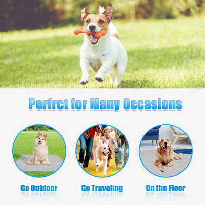 Alfombrilla de enfriamiento para perros, verano, cama fría para mascotas, extra grande para perros pequeños y grandes, accesorios para mascotas, gato, manta duradera, sofá, almohadilla de hielo para gatos, manta