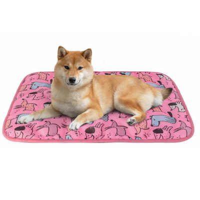 Cama de esterilla refrescante para mascotas, almohadilla de enfriamiento de alivio S, reversible, esterillas refrescantes para mascotas lavables, perros, gatos, almohadillas refrescantes para dormir en verano, esterillas l