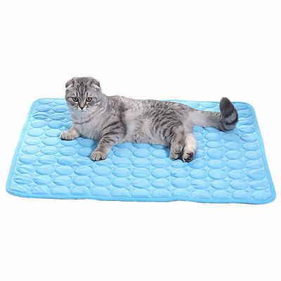 Alfombrilla de seda helada lavable al por mayor, almohadilla de enfriamiento automático para dormir, cama reutilizable para mascotas, alfombrilla de enfriamiento para perros y gatos
