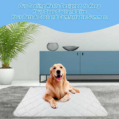 Cama de cama para perros y gatos de PVC y nylon con hielo